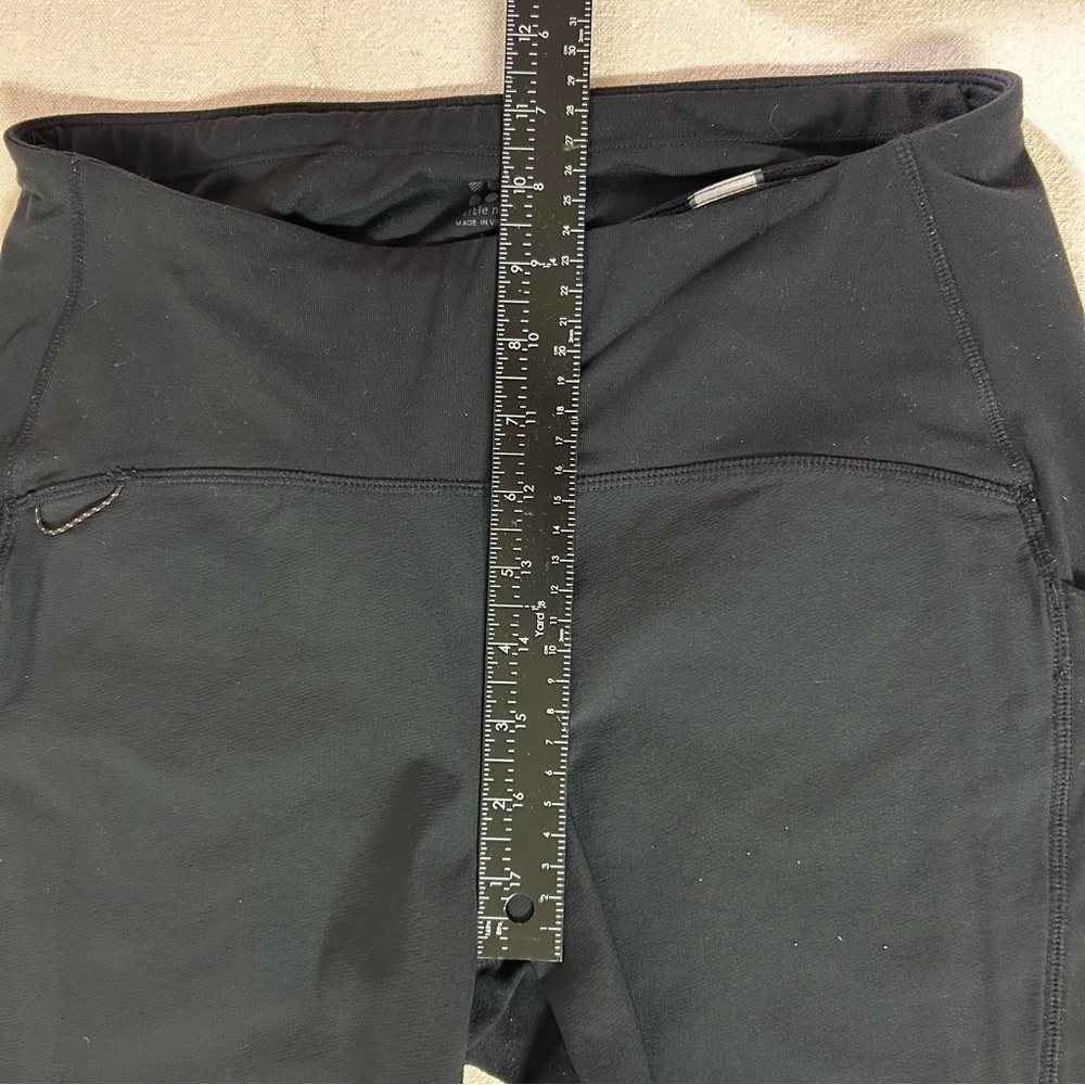 Title Nine Hybrid Hiking Leggings Womens Medium Black Nylon - Picture 12 of 14
